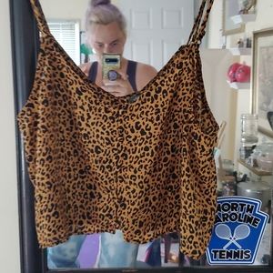 Animal print wild fable tank